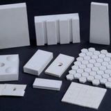 Wear resistant ceramic sheet, turtle shell mesh